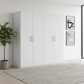 Eve White 4 door Hinged Wardrobe