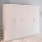 Rauch Eve White 5 Door hinged Wardrobe in bedroom