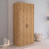 Rauch Eve Wild Oak 2 Door hinged Wardrobe in bedroom