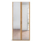 With Mirror Small wild Oak hinged Wardrobe