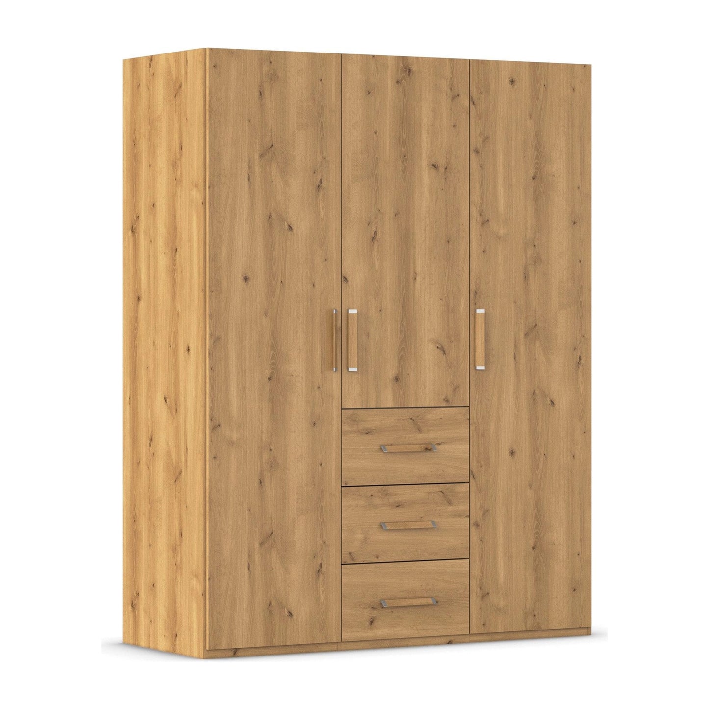 Rauch Eve Wild Oak 3 Door 3 Drawer Wardrobe