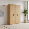 Rauch Evelyn Oak three Door Hinged Wardrobe Width 151cm