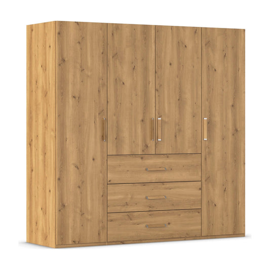 Rauch Eve Wild Oak 4 Door 3 Drawer Wardrobe