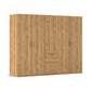 Rauch Eve Wild Oak 5 Door 3 Drawer Wardrobe