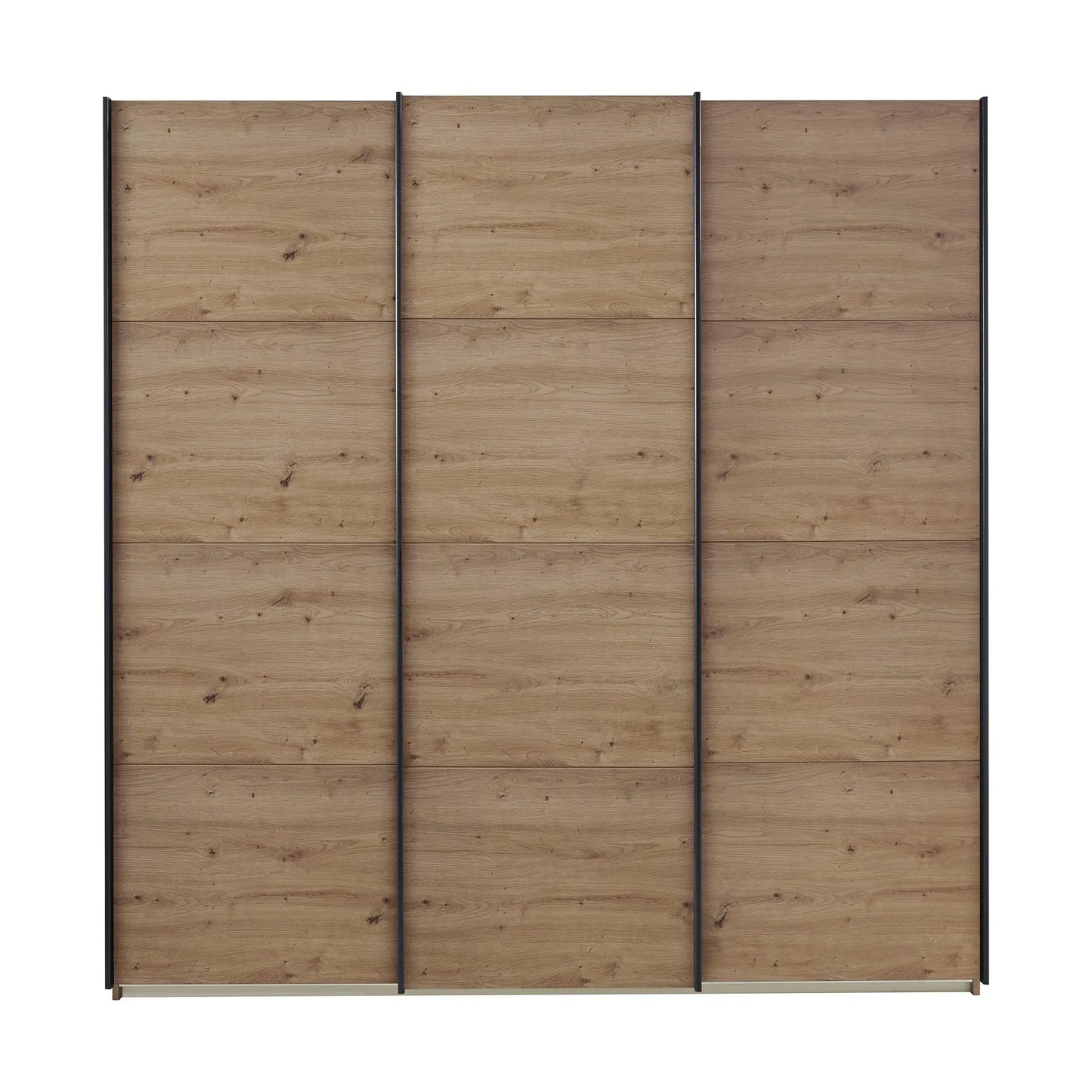 Forms Artisan Oak 3 Door Sliding Wardrobe - Front view