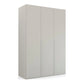 Frans 151cm Decor 3 Door Hinged Wardrobe in Silk Grey