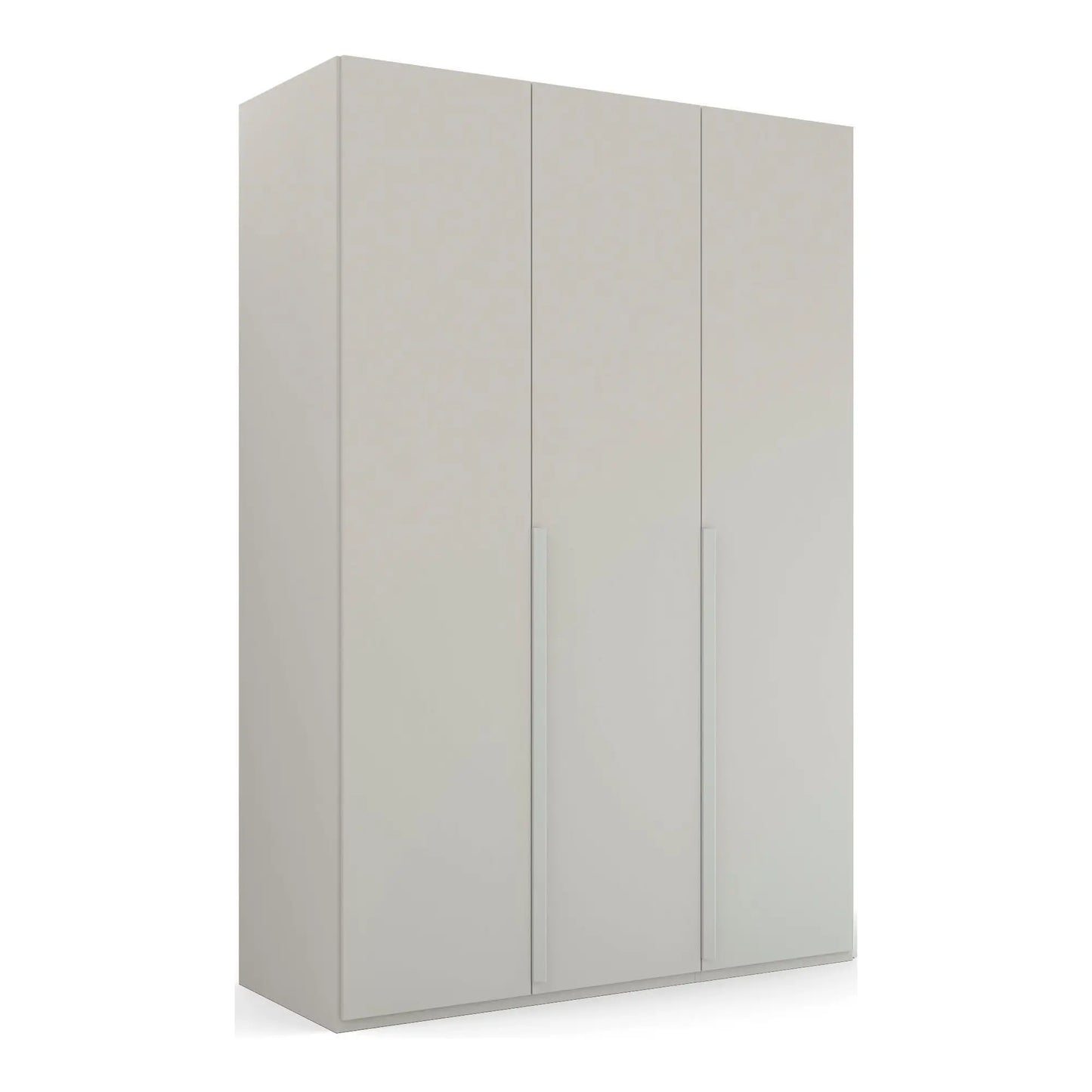 Frans 151cm Decor 3 Door Hinged Wardrobe in Silk Grey