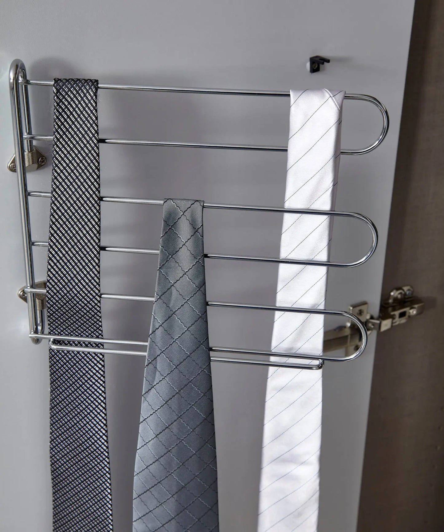 Frans 151cm Decor 3 Door Hinged Wardrobe - Tie Holder view