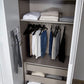Frans 151cm Decor 3 Door Hinged Wardrobe - Interior view