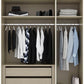 Frans 151cm Decor 3 Door Hinged Wardrobe - Interior Styled in a Room