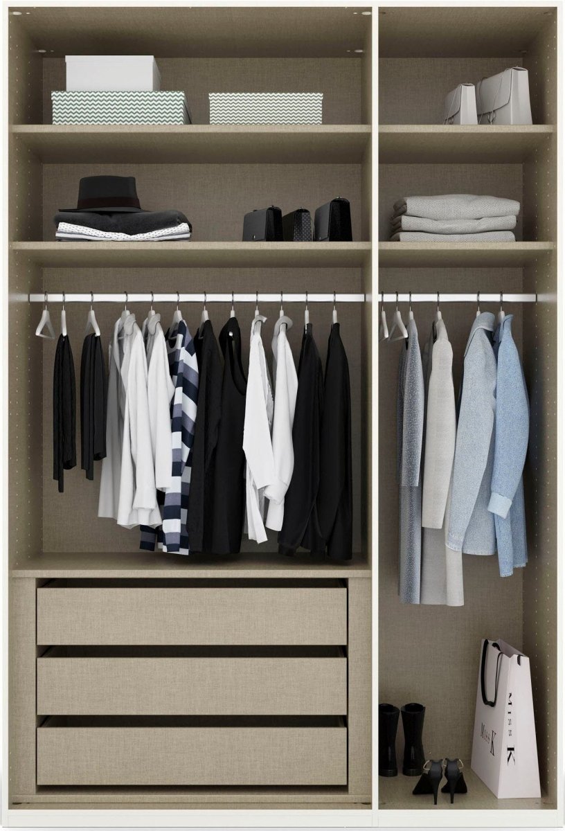 Frans 151cm Decor 3 Door Hinged Wardrobe - Interior Styled in a Room