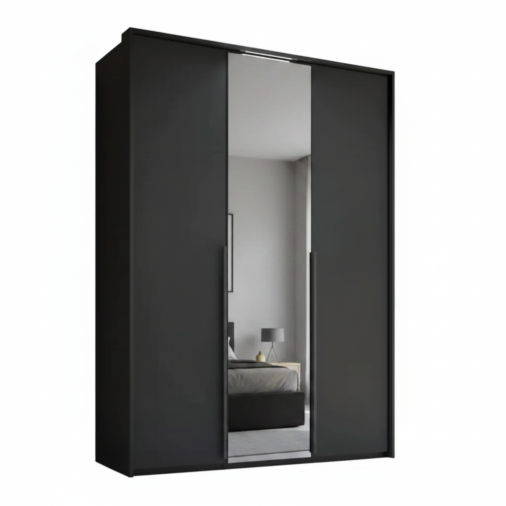 Frans 151cm Decor 3 Door Hinged Wardrobe