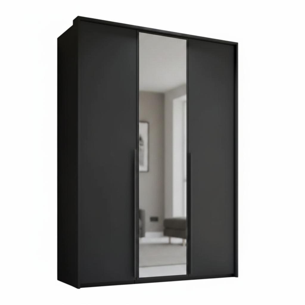 Frans 151cm Decor 3 Door Hinged Wardrobe