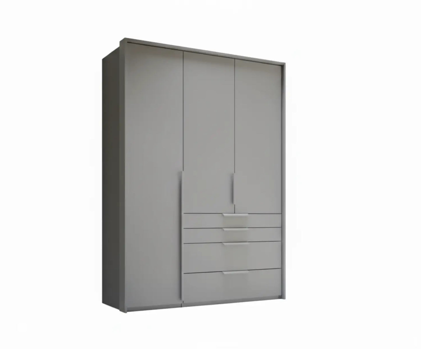 Frans 151cm Decor 3 Door Wardrobe With Drawers