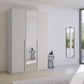 Frans 151cm Decor 3 Door Hinged Wardrobe