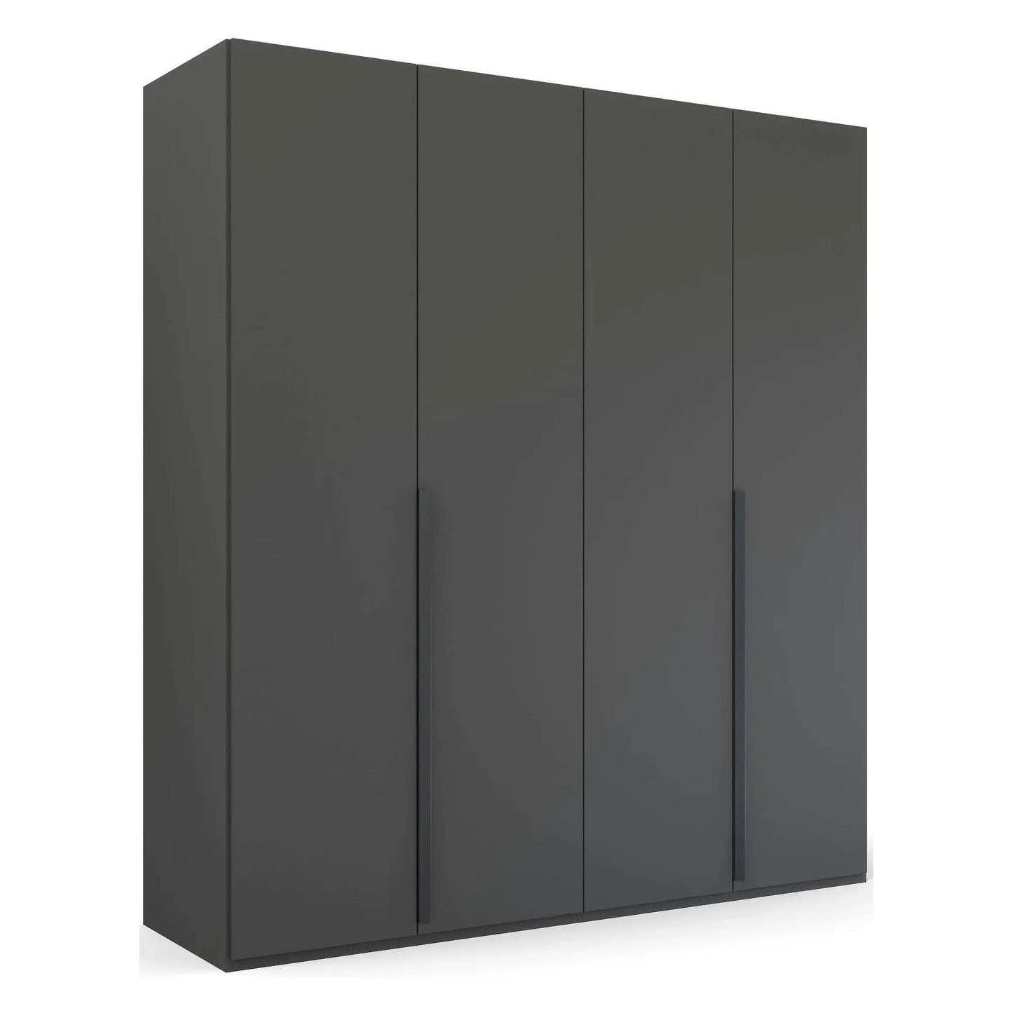 Frans 200cm Decor 4 Door Hinged Wardrobe in Graphite