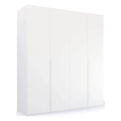 Frans 200cm Decor 4 Door Hinged Wardrobe in White