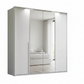 Rauch Frans 200cm White 4 Door Hinged Wardrobe with PPT Light frame , premium interior and Long Door Handles