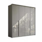 Frans 200cm Glass Front 4 Door Wardrobe - Passepartout Frame