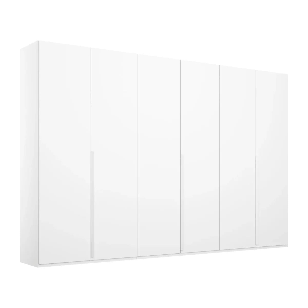 Frans 300cm 6 Door Large Wardrobe in White