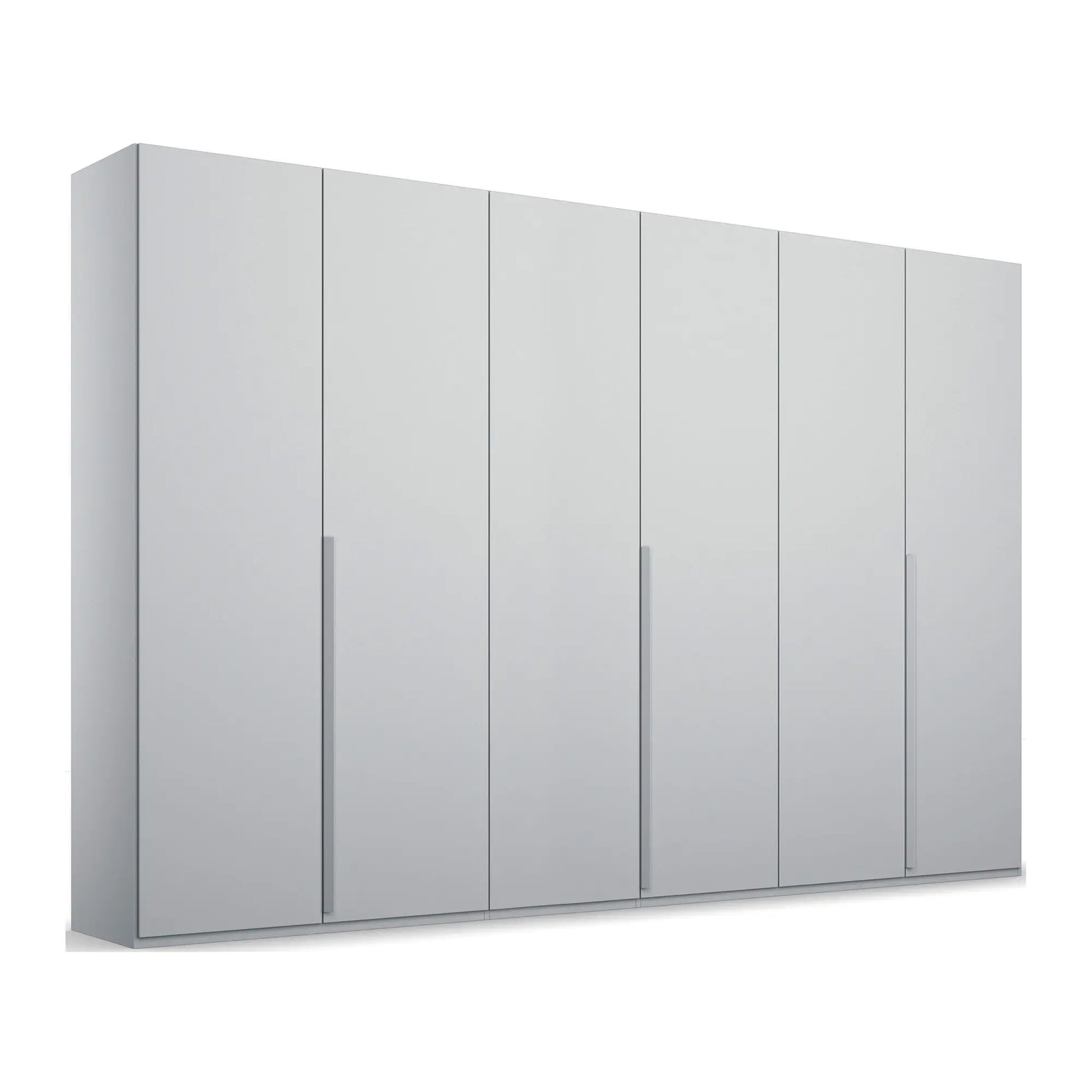 Frans 300cm 6 Door Large Wardrobe in Silk Grey