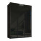 Rauch Frans 151cm Glass 3 Door Wardrobe with passepartout frame - Led light