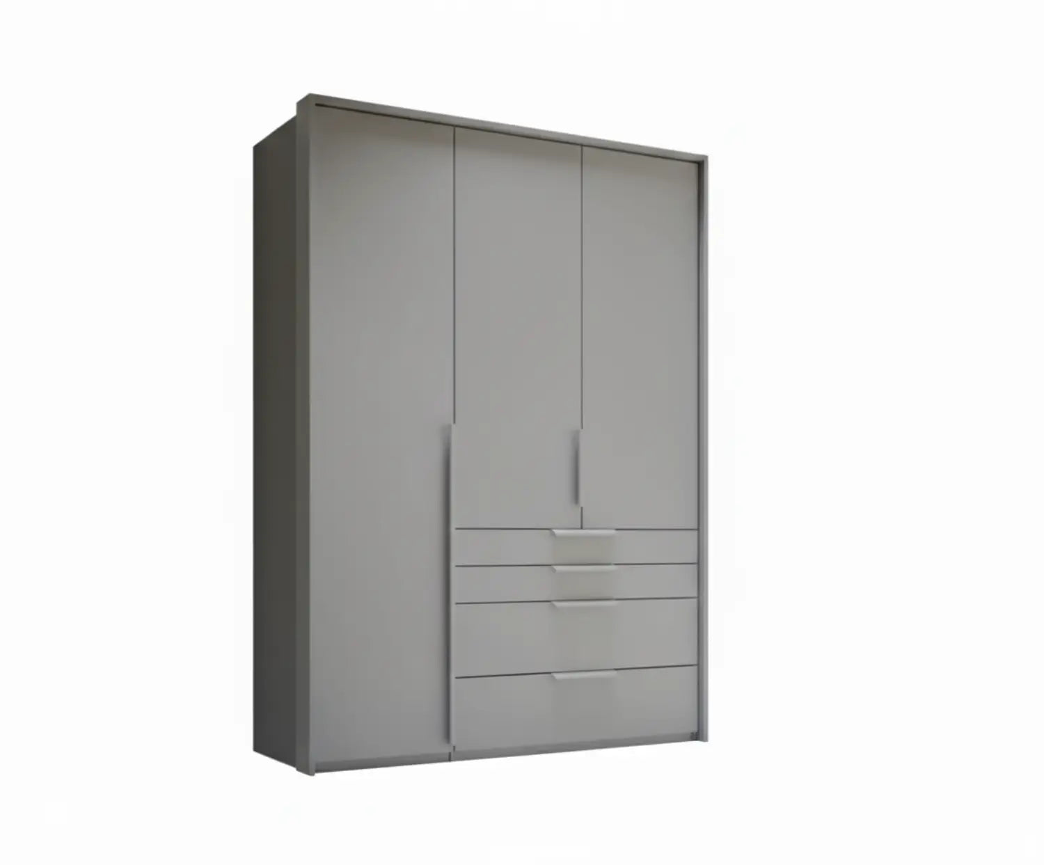 Frans 151cm Decor 3 Door Wardrobe With Drawers