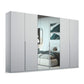 Frans 300cm Decor 6 Door Large Wardrobe - Pendle Village Furniture