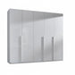 Frans 250cm Decor 5 Door Hinged Wardrobe