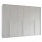 Frans 300cm Decor 6 Door Large Wardrobe - Passepartout Frame
