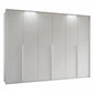 Frans 300cm Decor 6 Door Large Wardrobe - Passepartout Frame - Led light