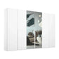 Frans 300cm Decor 6 Door Large Wardrobe - Pendle Village Furniture