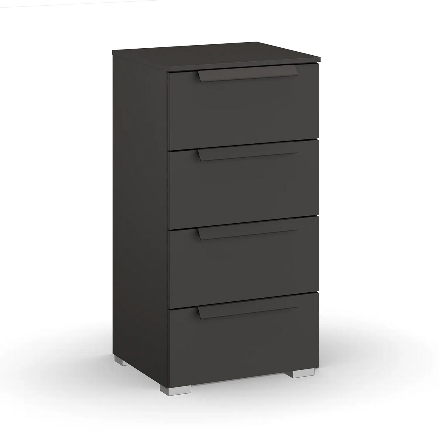 Rauch Frans 4 Drawer Decor Narrow Chest in Graphite