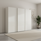 Genova Kontrast 3-Door Sliding Wardrobe in White