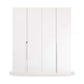 Rauch Glamour 4 Door White High Gloss Wardrobe - W181 CM 