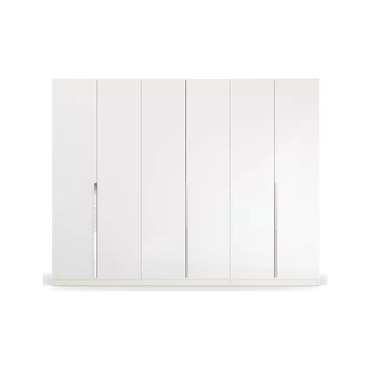Rauch Glamour 6 Door White High Gloss Wardrobe - W271 CM