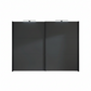 Wiemann Halver Graphite 2 Door Sliding Wardrobe