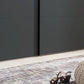 Halver Graphite 2 Door Sliding Wardrobe - Closeup