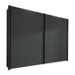 Halver Graphite 2 Door Sliding Wardrobe width 200cm,250cm & 300cm