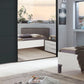 Halver Graphite 2 Door Sliding Wardrobe  with Mirror - Mirror Closeup