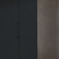 Halver Graphite 4 Door Hinged Wardrobe (W200cm) - Closeup View with Handle