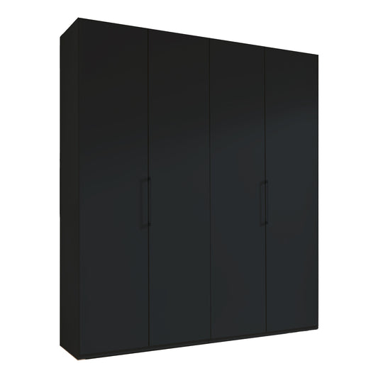 Halver Graphite 4 Door Hinged Wardrobe (W200cm)