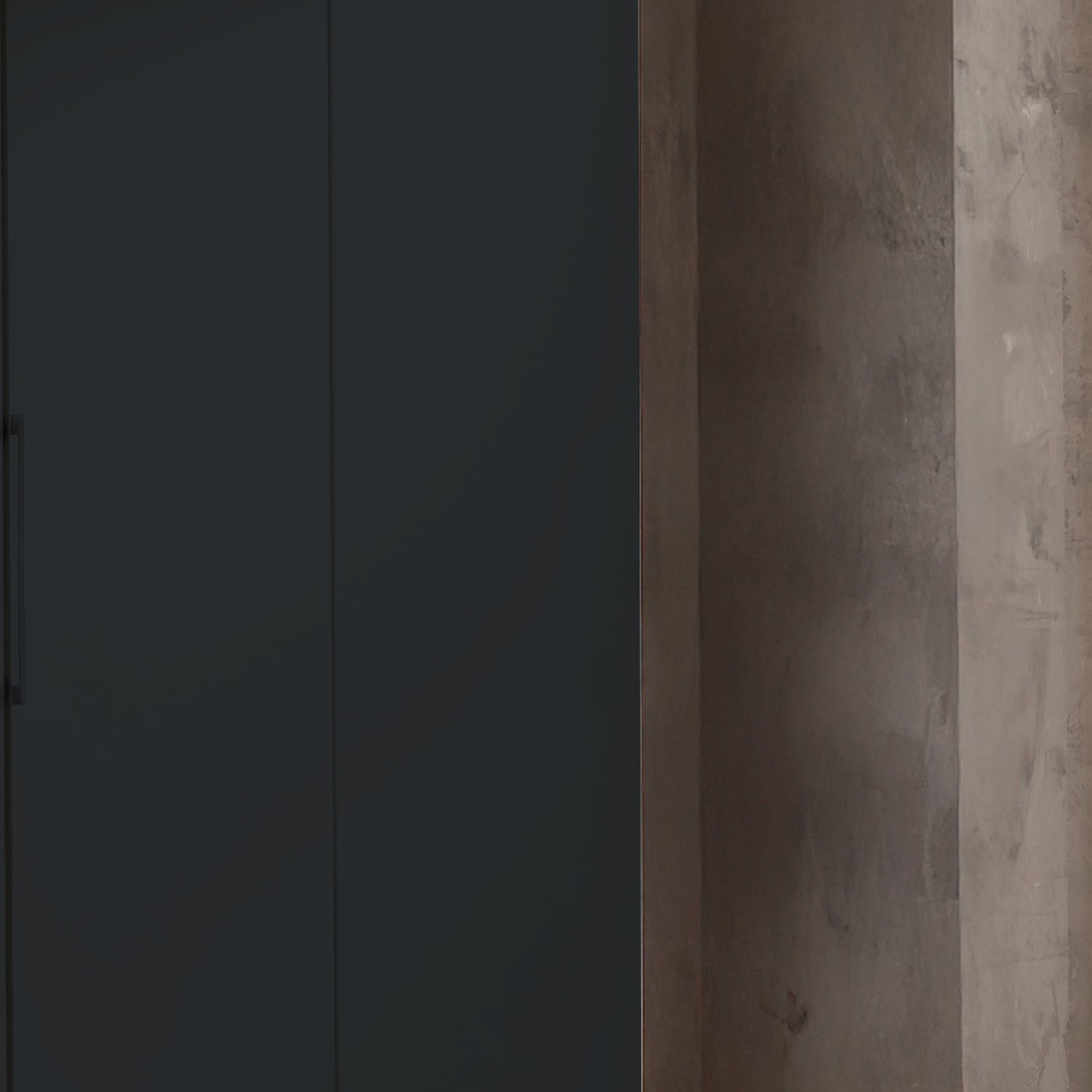 Halver Graphite 5 Door Hinged Wardrobe (W250cm) - Closeup View