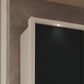 Halver Graphite & White 6 Door Hinged Wardrobe (W300cm) - Close Side View