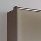 Halver Pebble Grey 5 Door Wardrobe with Drawers (W250cm) - Side View Closeup