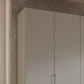 Halver Pebble Grey 6 Door Hinged Wardrobe (W300cm) - Side View