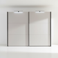 Halver White 2 Door Sliding Wardrobe