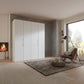 Glasgow White 4 Door Hinged Wardrobe (W200cm) - Styled in a Bedroom