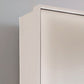 Halver White 5 Door Wardrobe with Drawers (W250cm) - Side Closeup View