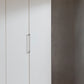 Halver Graphite &amp; White 4 Door Hinged Wardrobe – W200cm - Handle